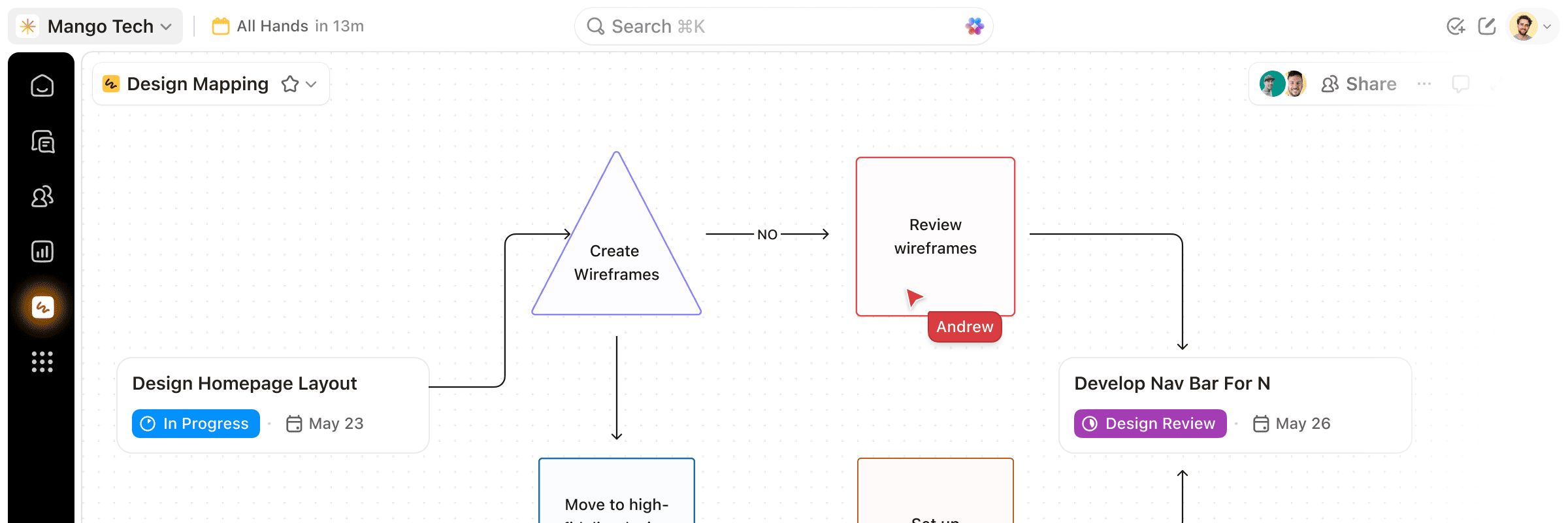 ClickUp Whiteboards footer visual